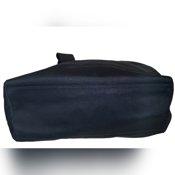 BURBERRY LONDON Black Canvas Tote Bag Made in Italy - Picture 4 of 15